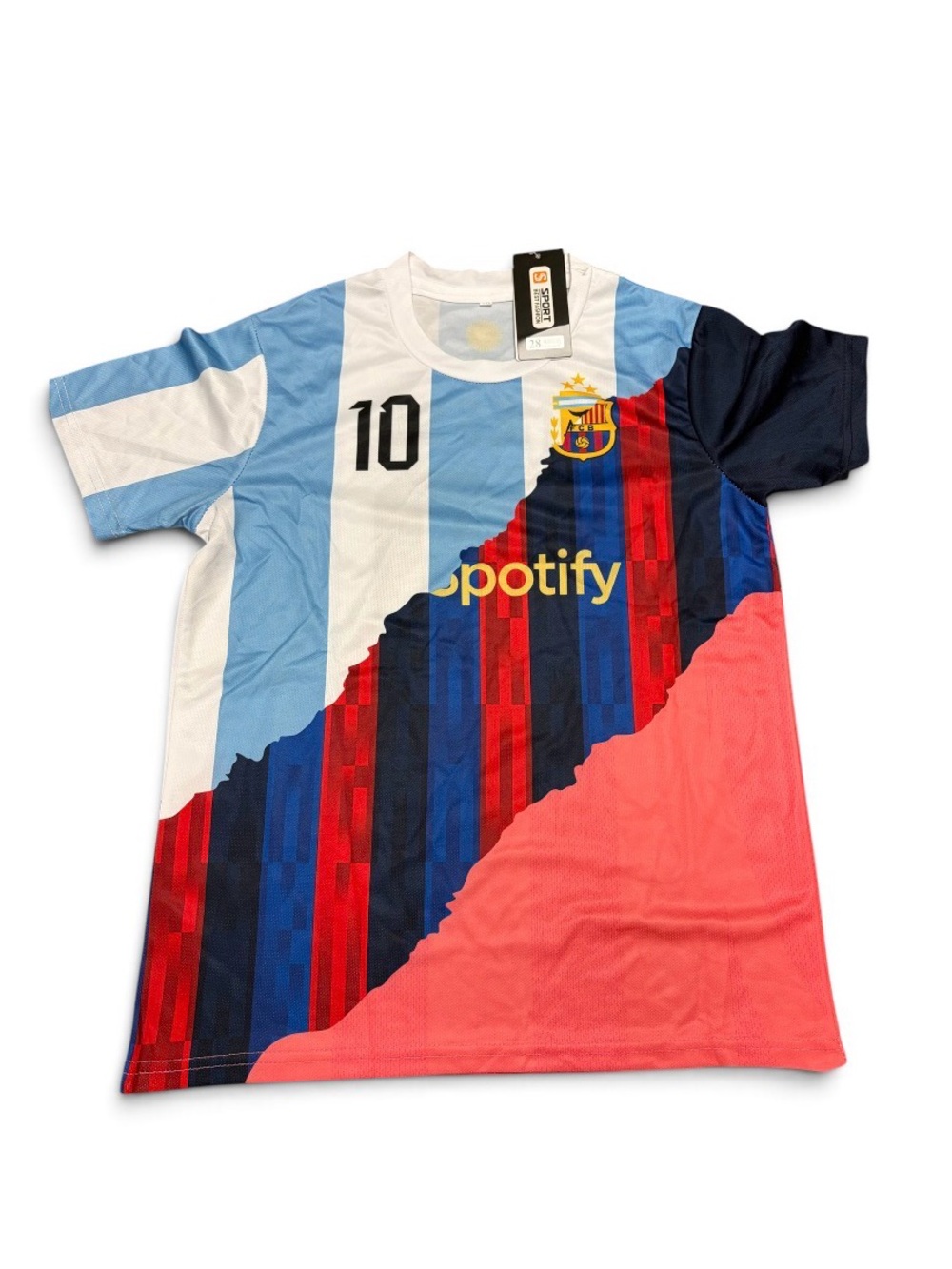Messi FC Barcelona Kids Soccer Jersey - Multicolor